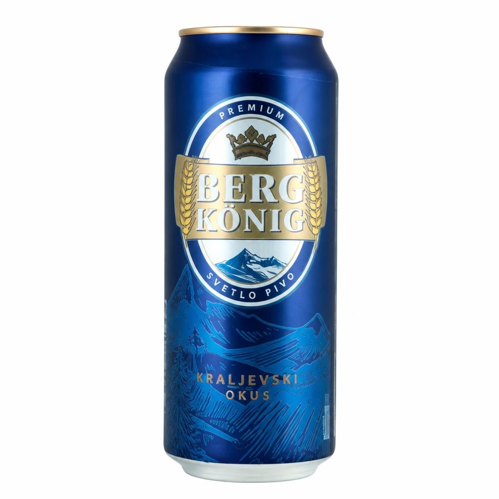 Bergkönig Premium Svetlo Pivo 0.5 l - Akcija v trgovini Hofer