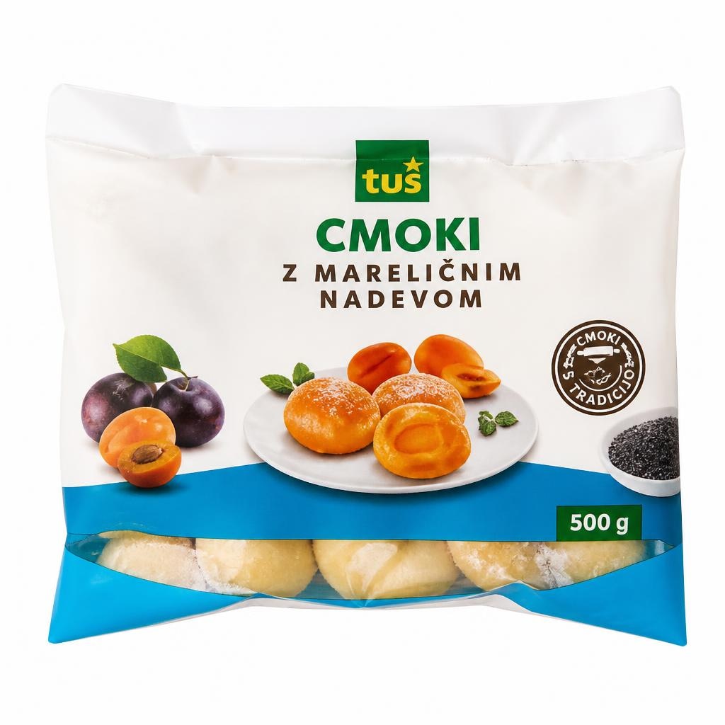 Cmoki Tuš 500 g Akcija v trgovini Tuš