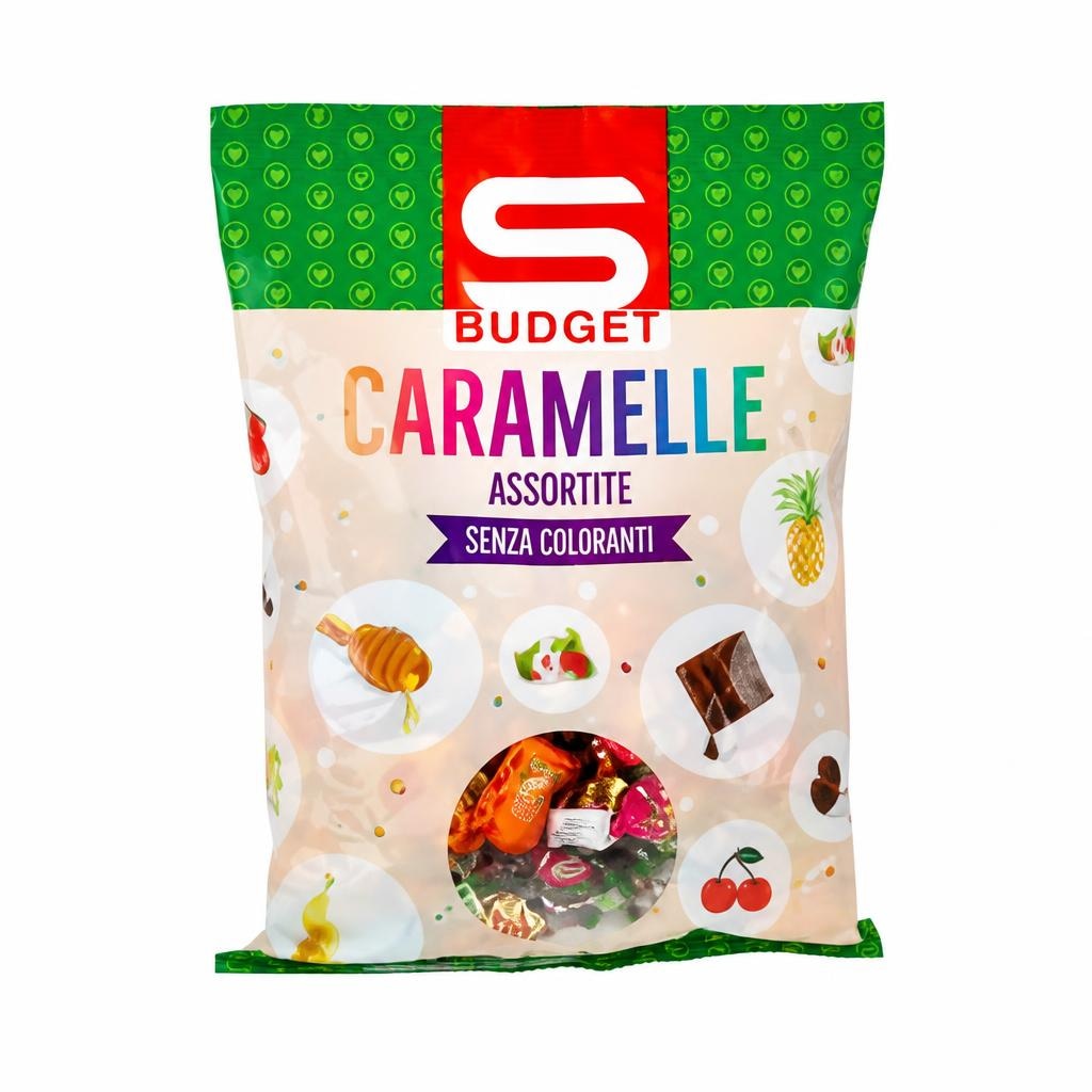 Mešani bonboni 800 g Budget - Akcija v trgovini Spar