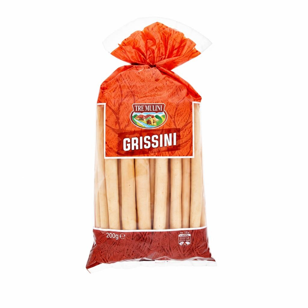 Grissini 200 g TRE MULINI - Akcija v trgovini Eurospin