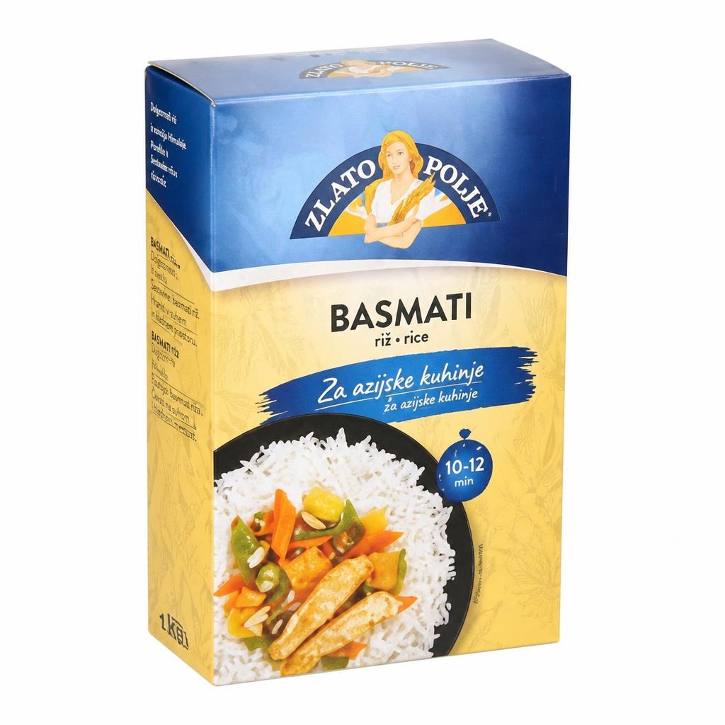 RIŽ BASMATI 1 kg Zlato Polje - Akcija u trgovini Spar