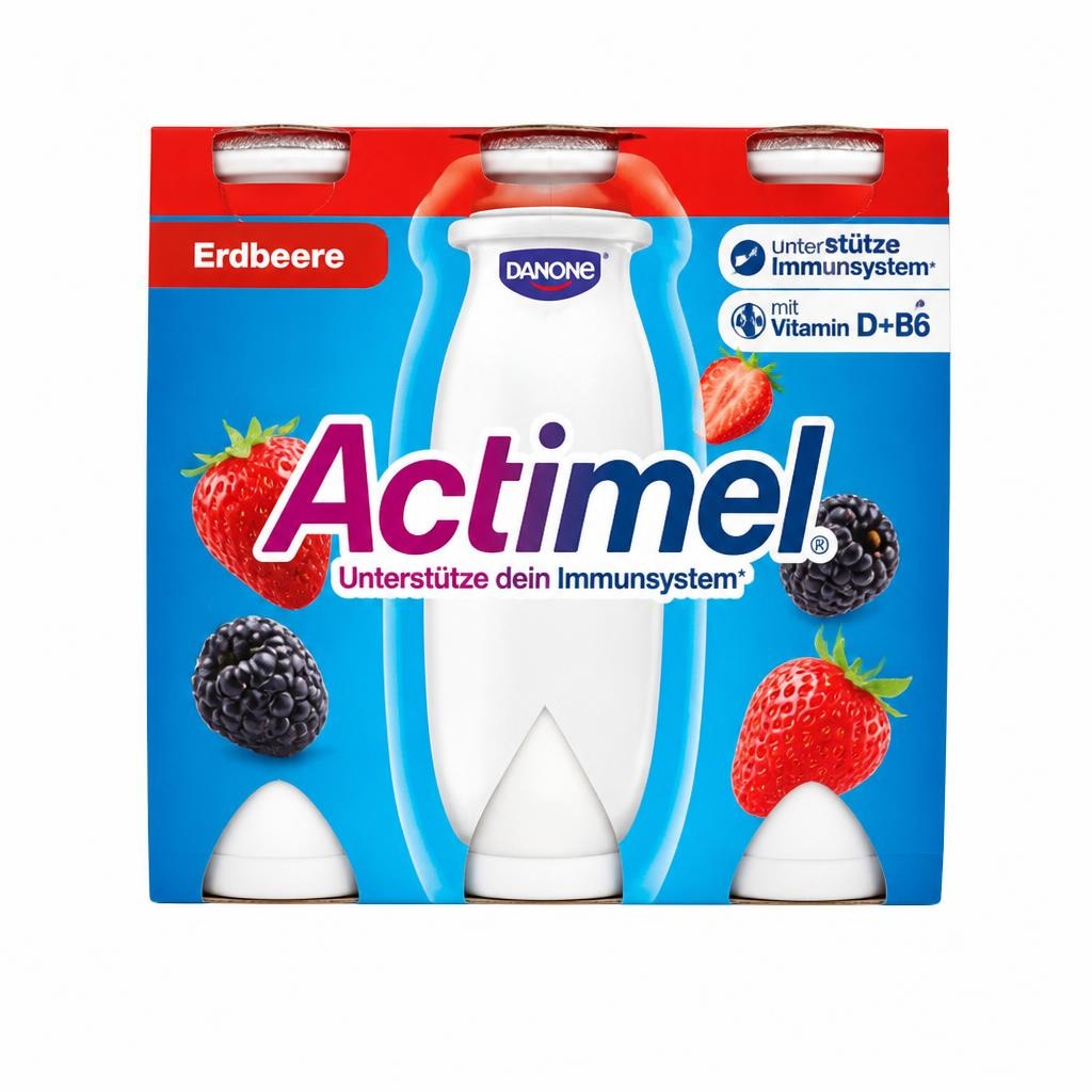 Jogurtov napitek Actimel 6 x 100 g DANONE Akcija v trgovini Mercator