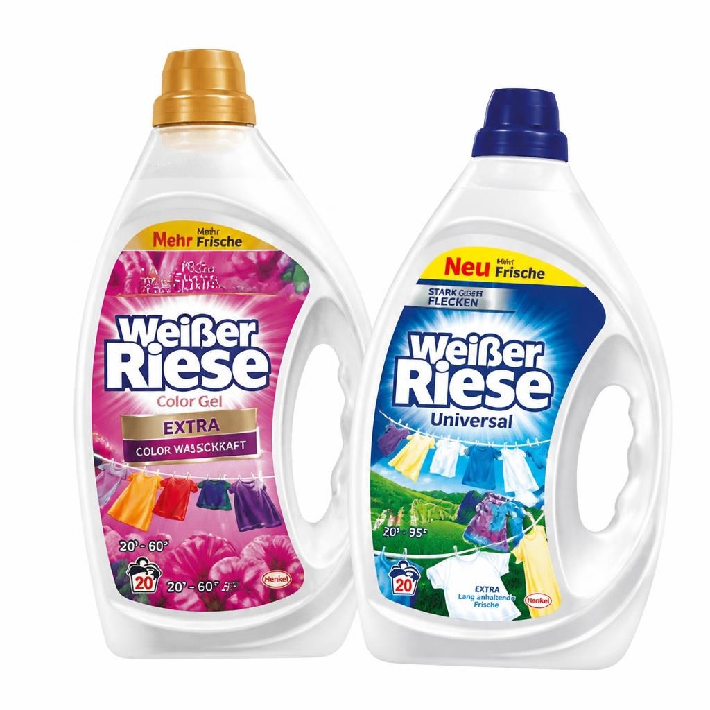 Weisser Riese gel za pranje perila ali kapsule 2,25 l ali do 50 pranj / 40 kapsul Akcija v trgovini E.Leclerc