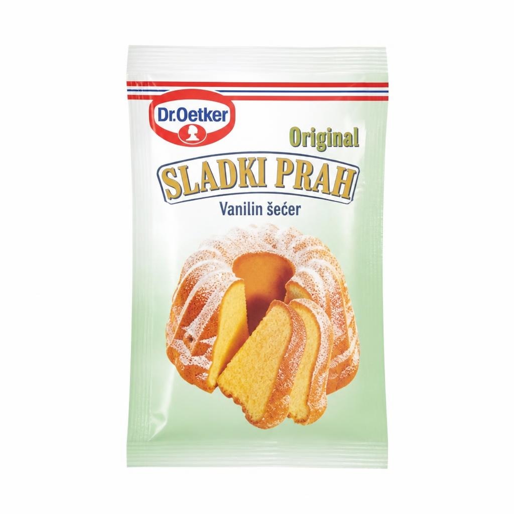 Sladki prah Dr. Oetker 200 g Akcija v trgovini Tuš