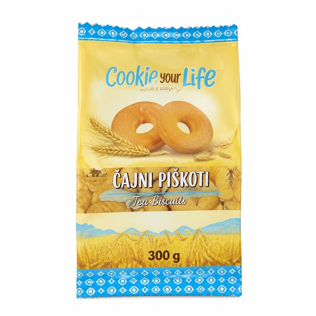 Cookie your Life čajni piškoti 800 g Akcija v trgovini Tuš