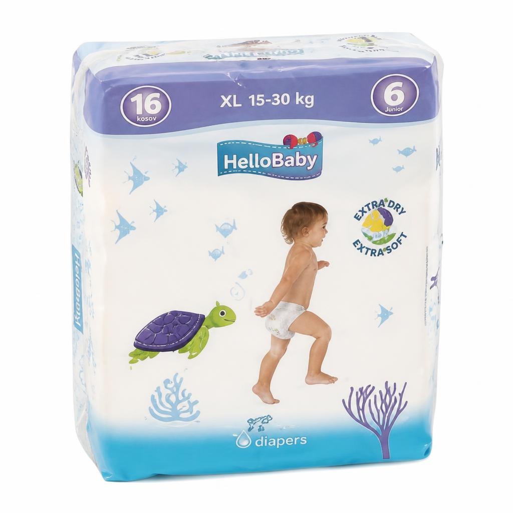 Hello Baby otroške plenice Akcija v trgovini Eurospin