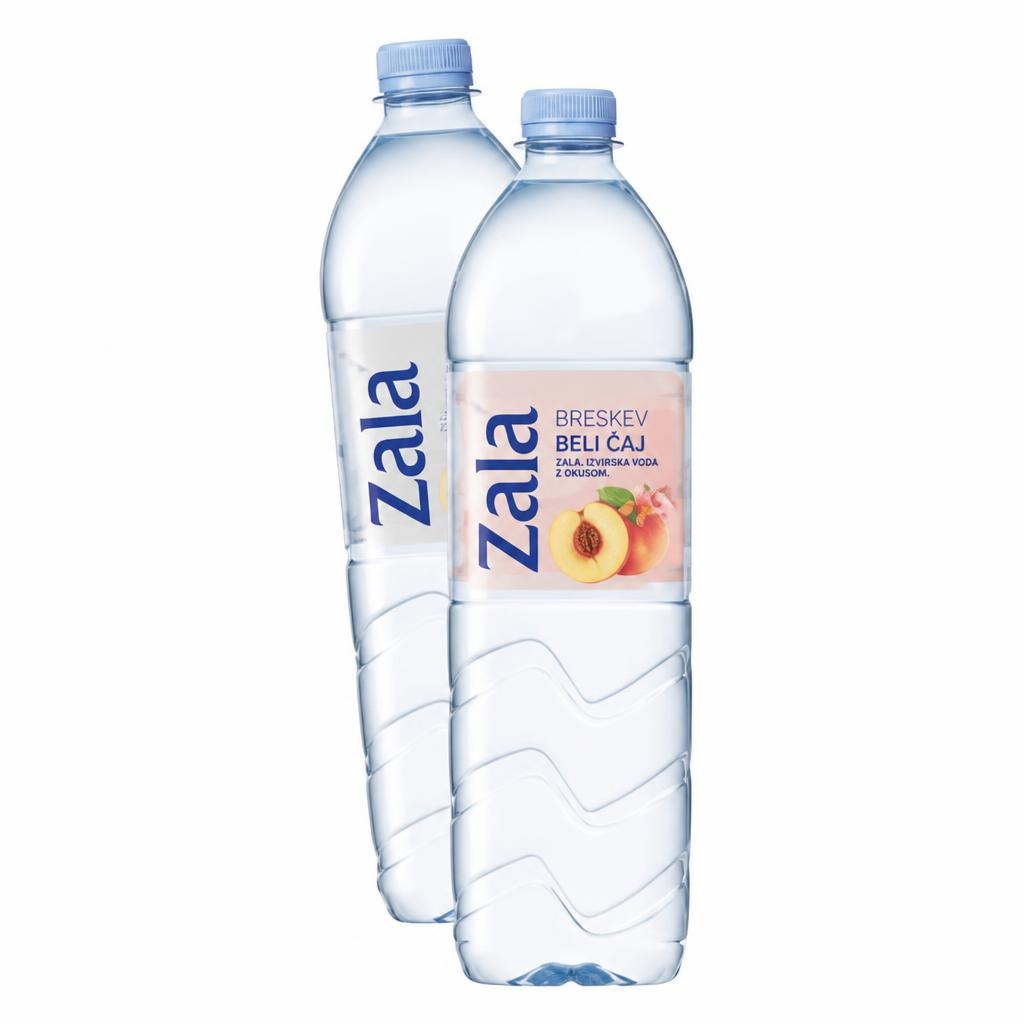 Negazirana voda Zala z okusom 1,5 l - Akcija v trgovini E.Leclerc