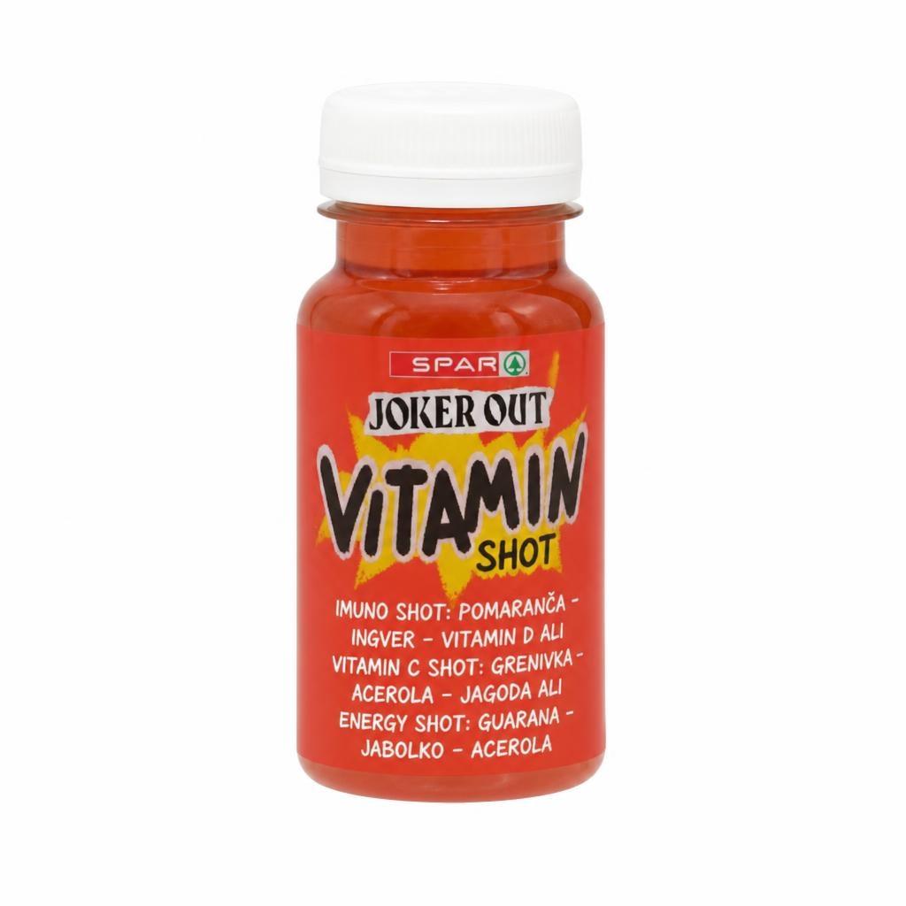 Joker Out vitaminski shot 60 ml Akcija v trgovini Spar