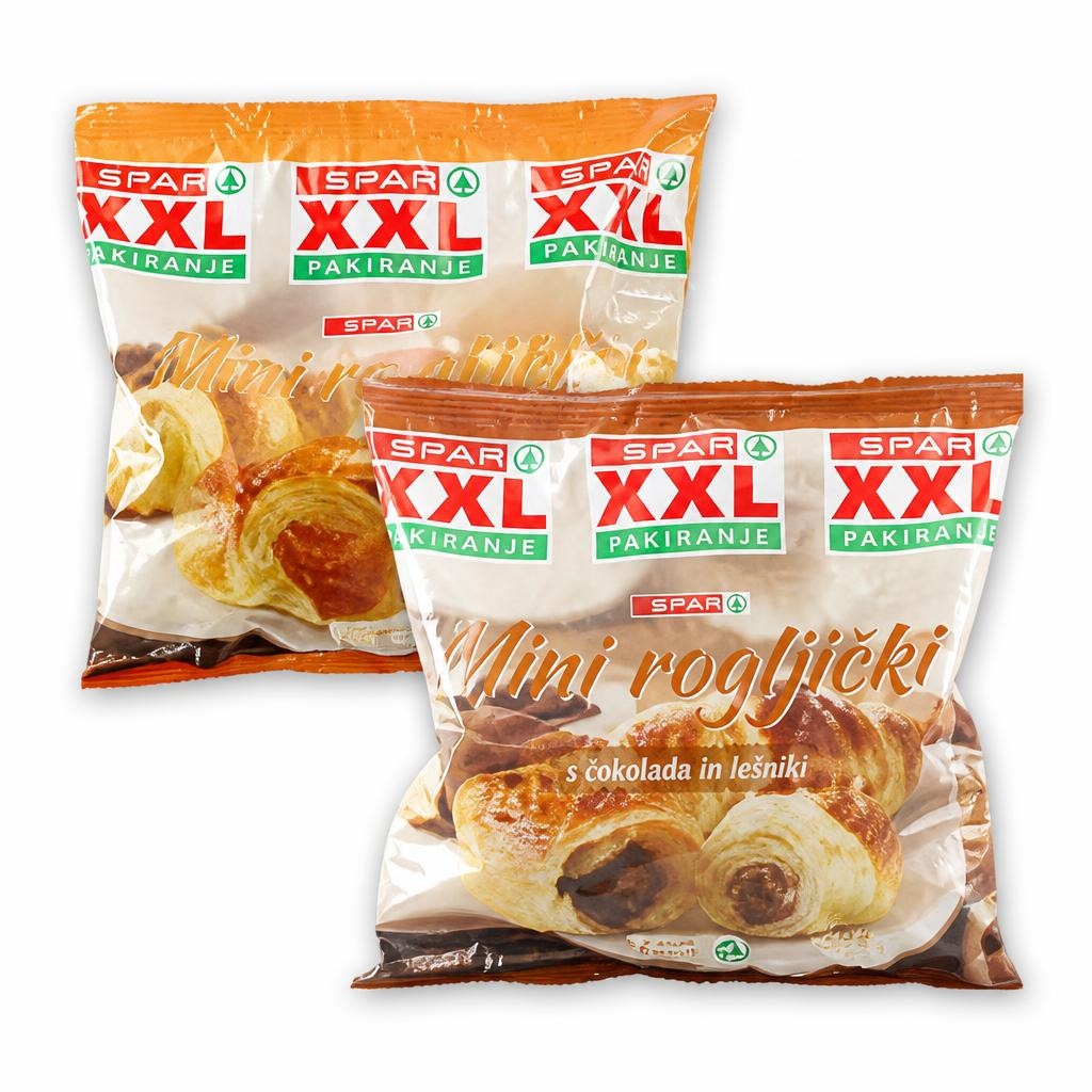 Mini rogljički XXL 684 g SPAR - Akcija v trgovini Spar