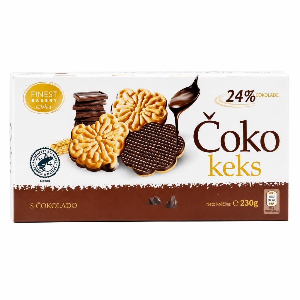 Finest Bakery Piškoti s Čokolado 230 g - Akcija v trgovini Hofer
