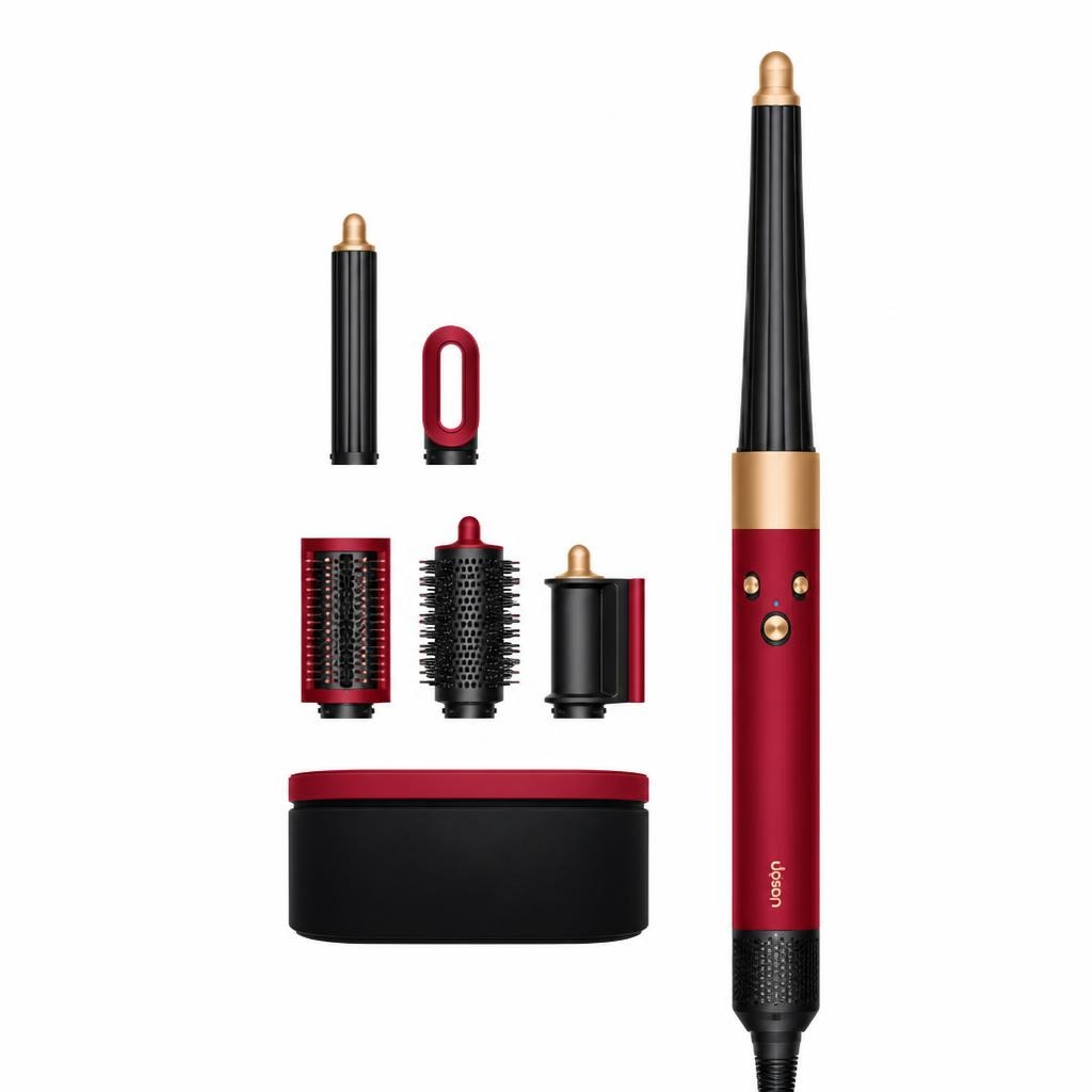 Dyson Airwrap i.d.™ Straight+Wavy (Red Velvet/Gold) Akcija v trgovini Harvey Norman