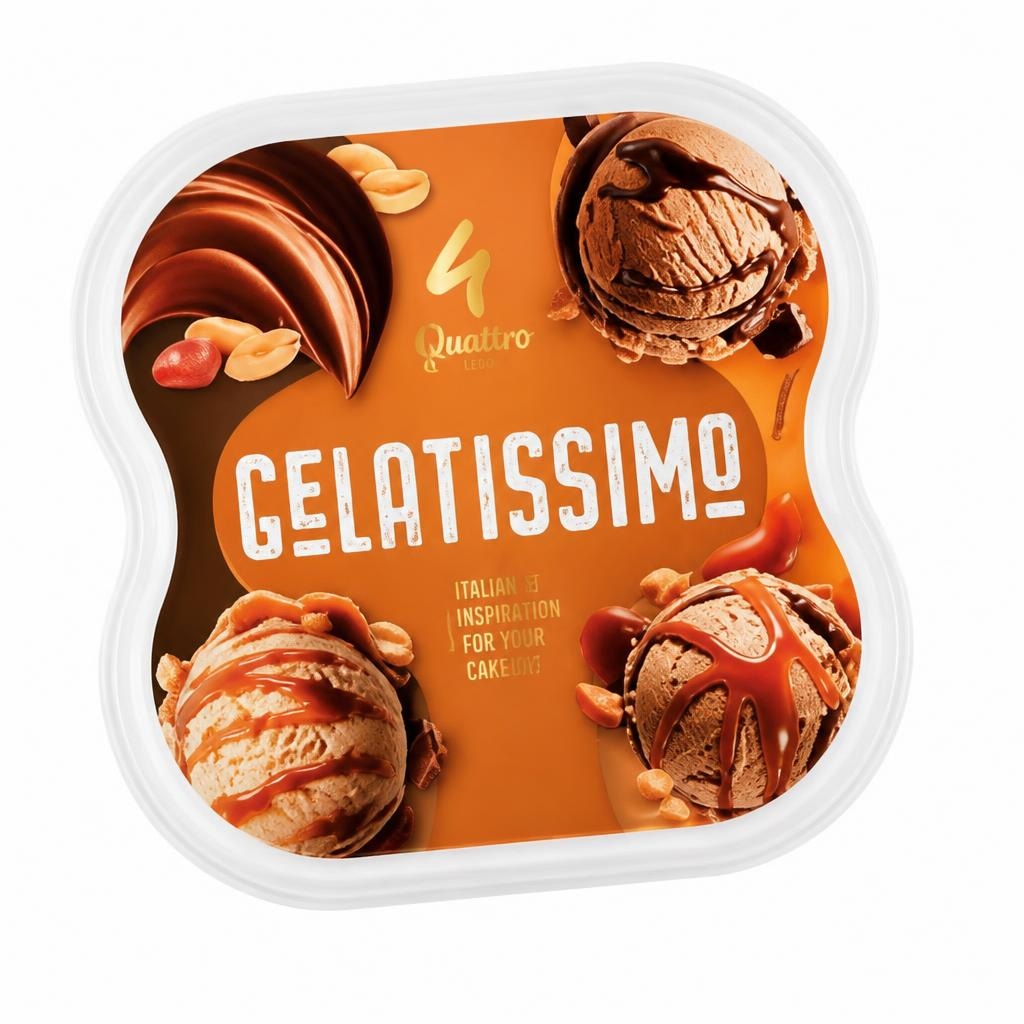 Sladoled Gelatissimo 1,65 l Akcija v trgovini Mercator