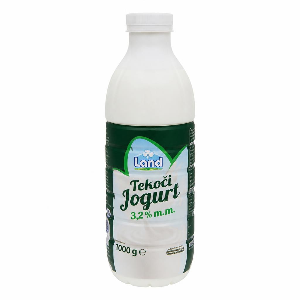 Land tekoči jogurt s 3,2% m. m. 1 kg Akcija v trgovini Eurospin