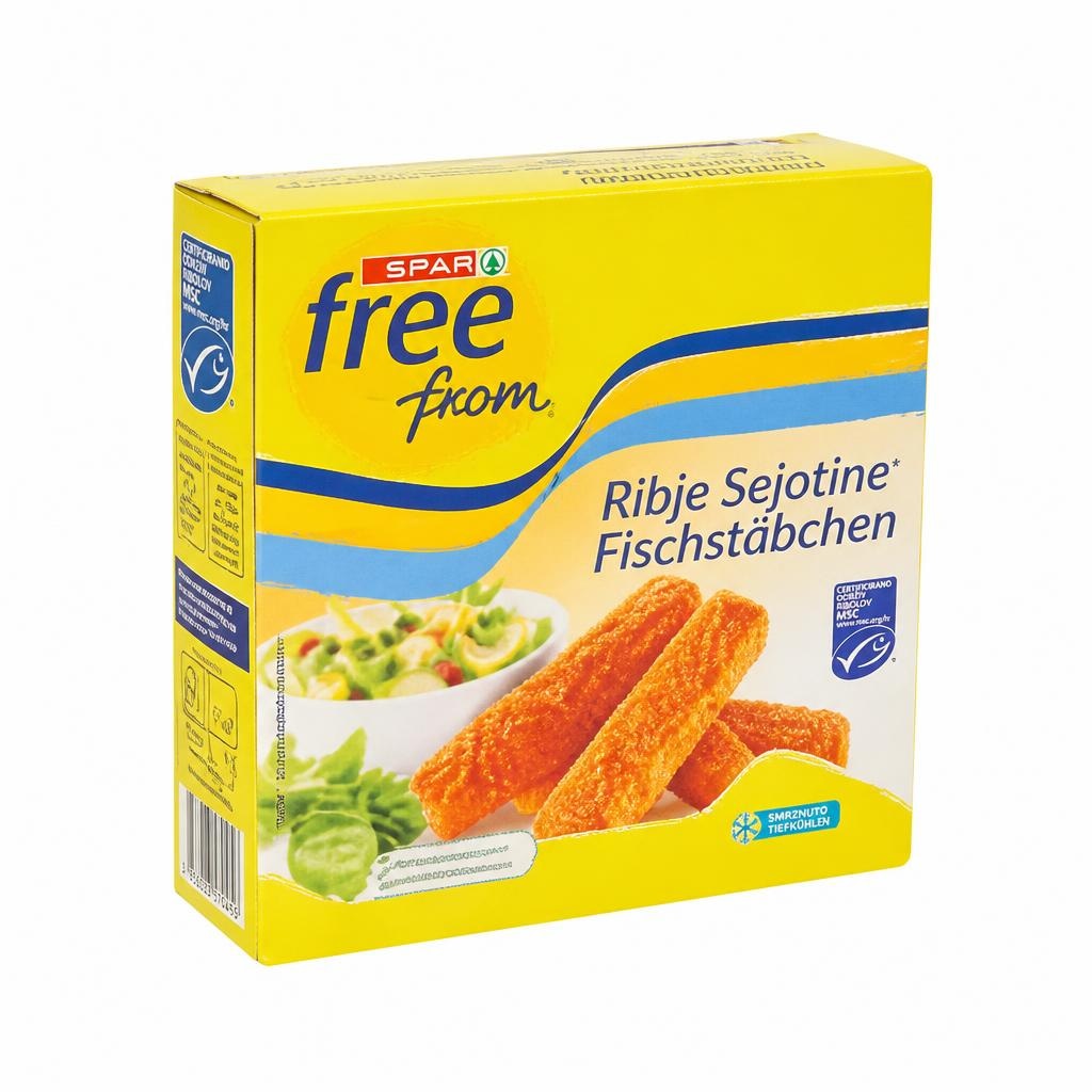 Ribje palčke 250 g free from Akcija v trgovini Spar