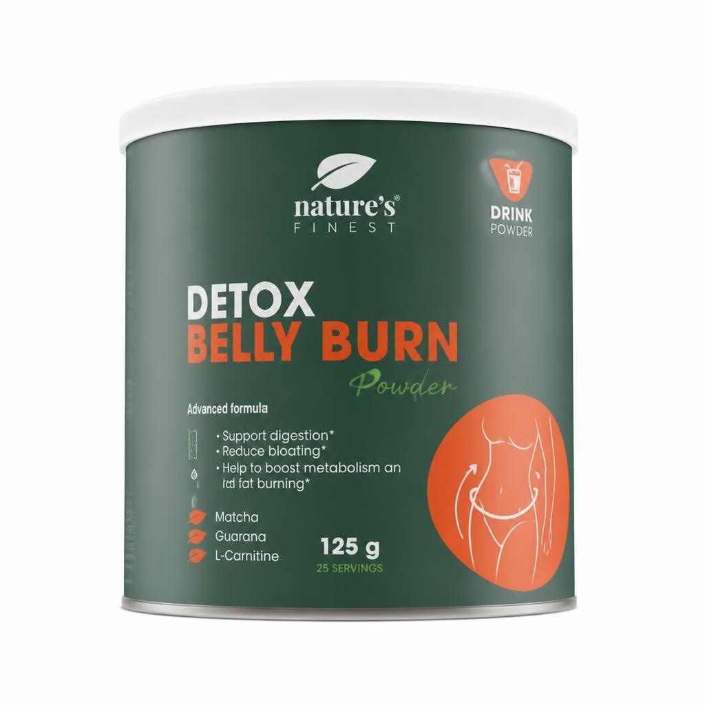 Nature's Finest Detox Belly Burn 125 g - Akcija v trgovini Tuš