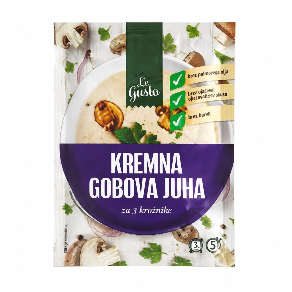 Le Gusto Gobova juha 83 g - Akcija v trgovini Hofer