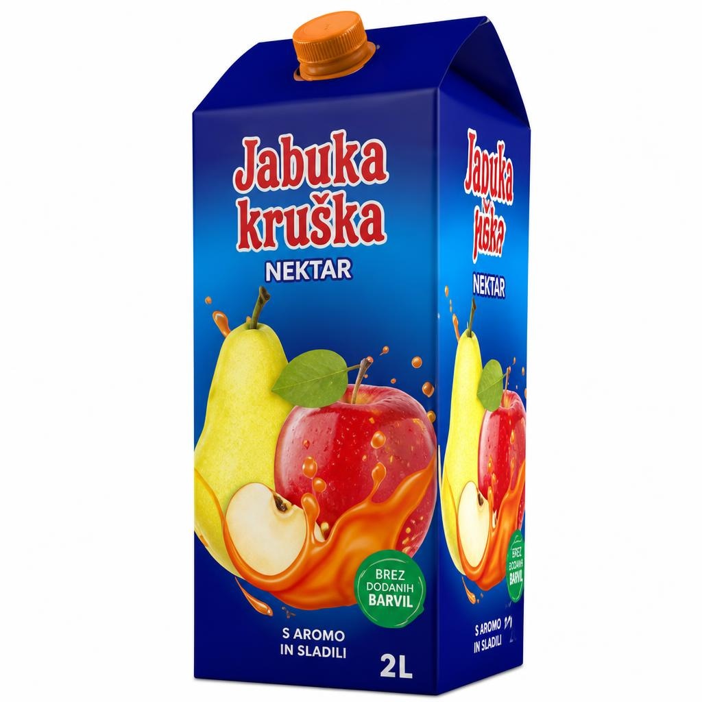 Dolciando Nektar Jabolko in Hruška 2 L - Akcija v trgovini Eurospin