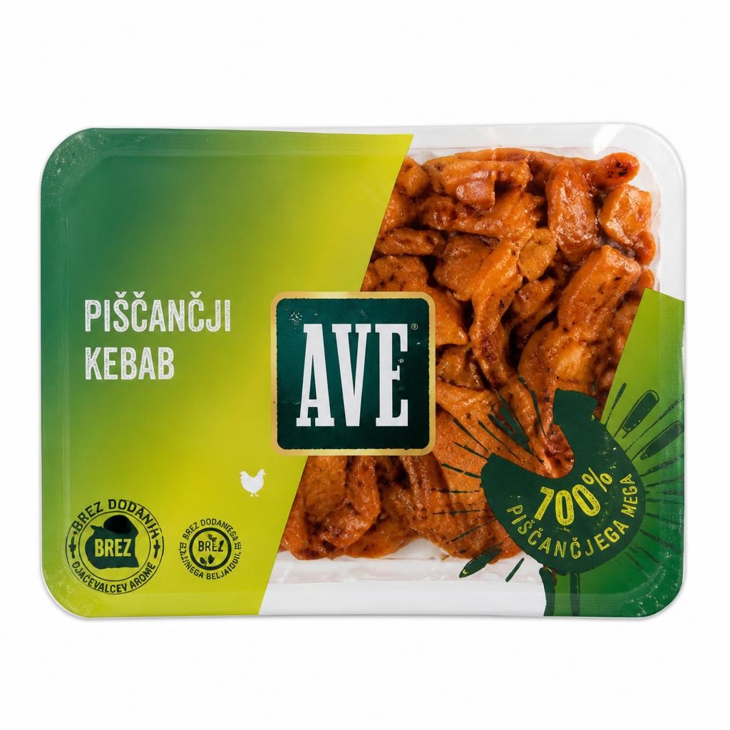 Piščančji kebab Ave 480 g - Akcija v trgovini Tuš