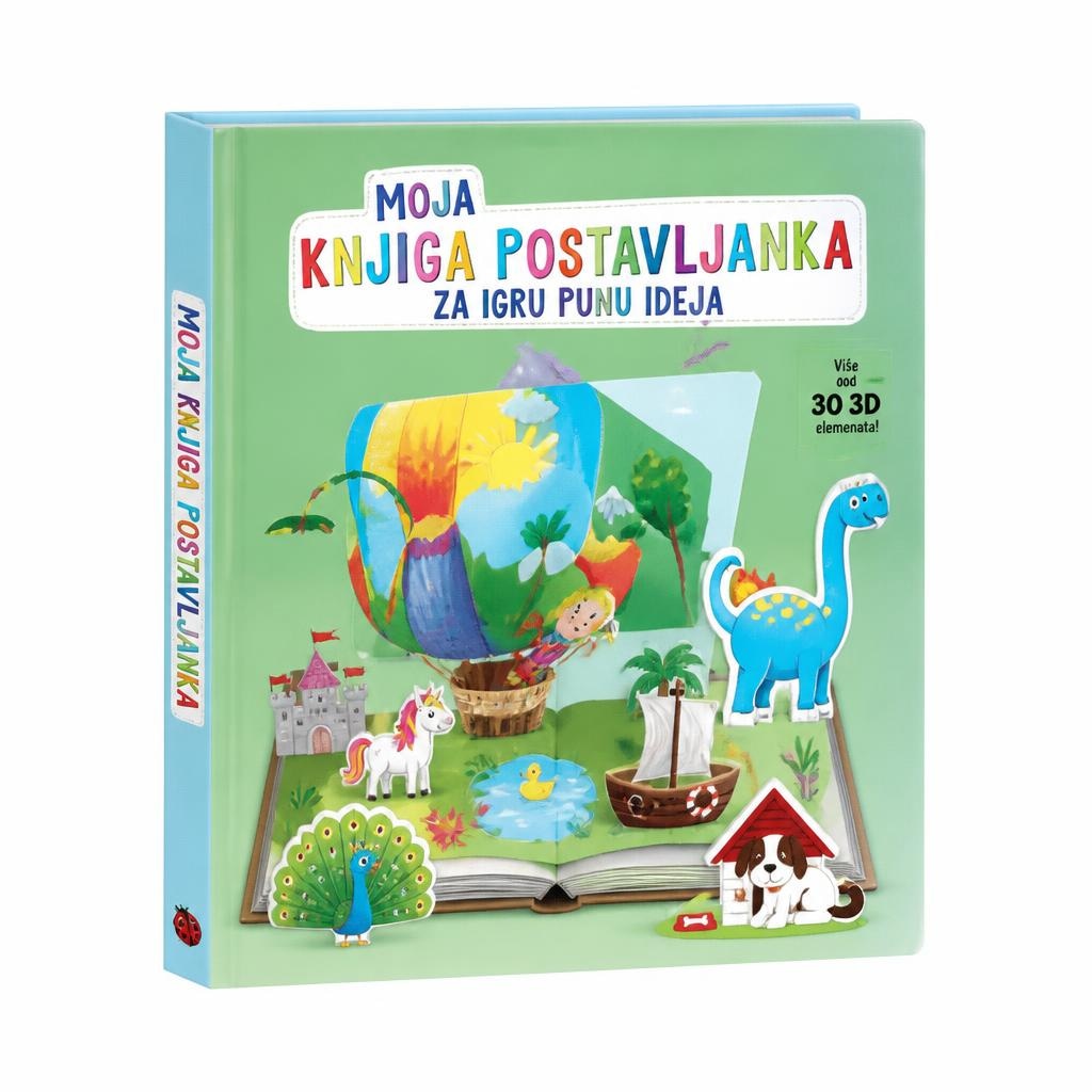 Otroška 3D igralna knjiga 8 strani Akcija v trgovini Lidl