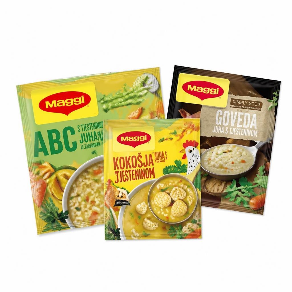 Juhe Maggi od 39 do 67 g Akcija v trgovini Spar