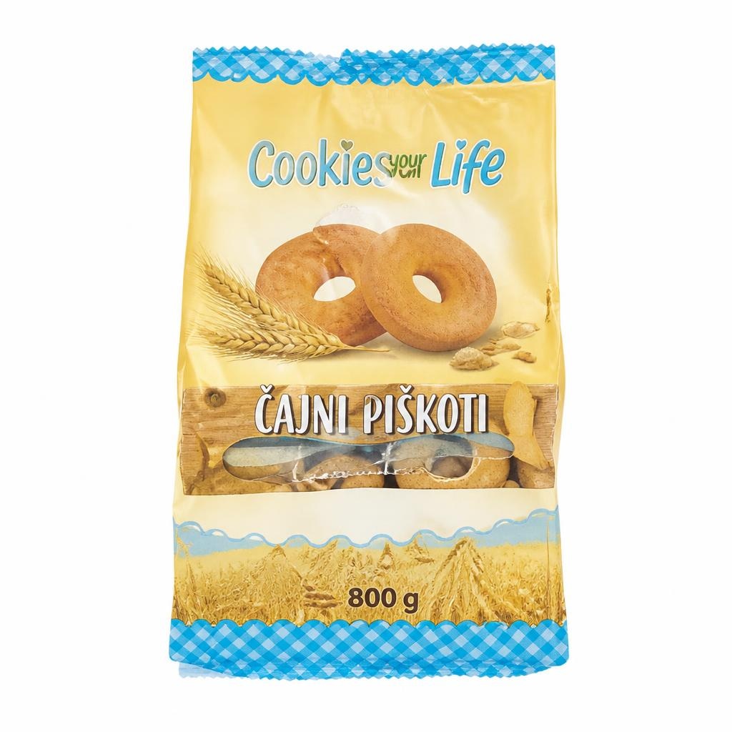 Čajni piškoti Cookie Your Life 800 g Akcija v trgovini Tuš