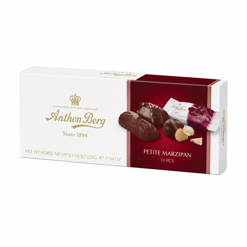Anthon Berg čokoladice z marcipanom 220 g Akcija v trgovini Kompas Shop