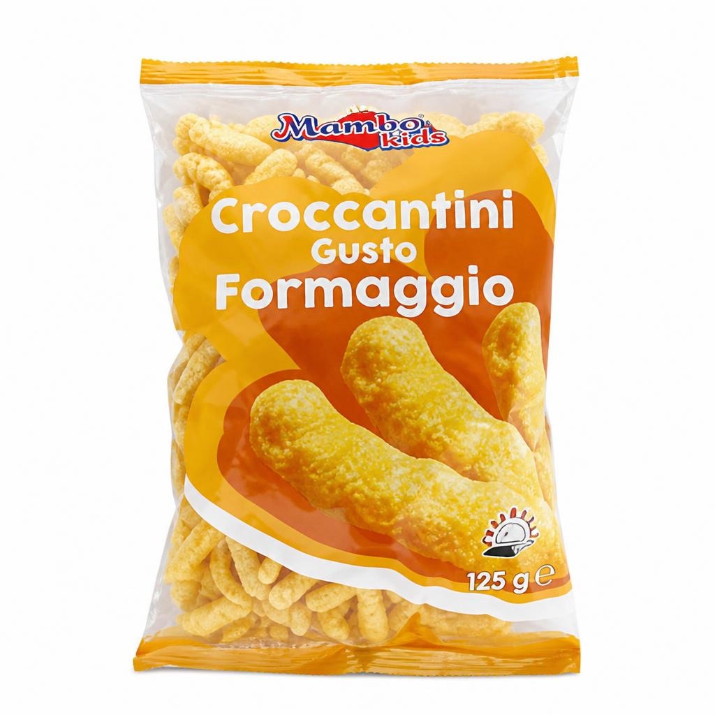 Koruzni flipsi s sirom 125 g Mambo Kids - Akcija v trgovini Eurospin