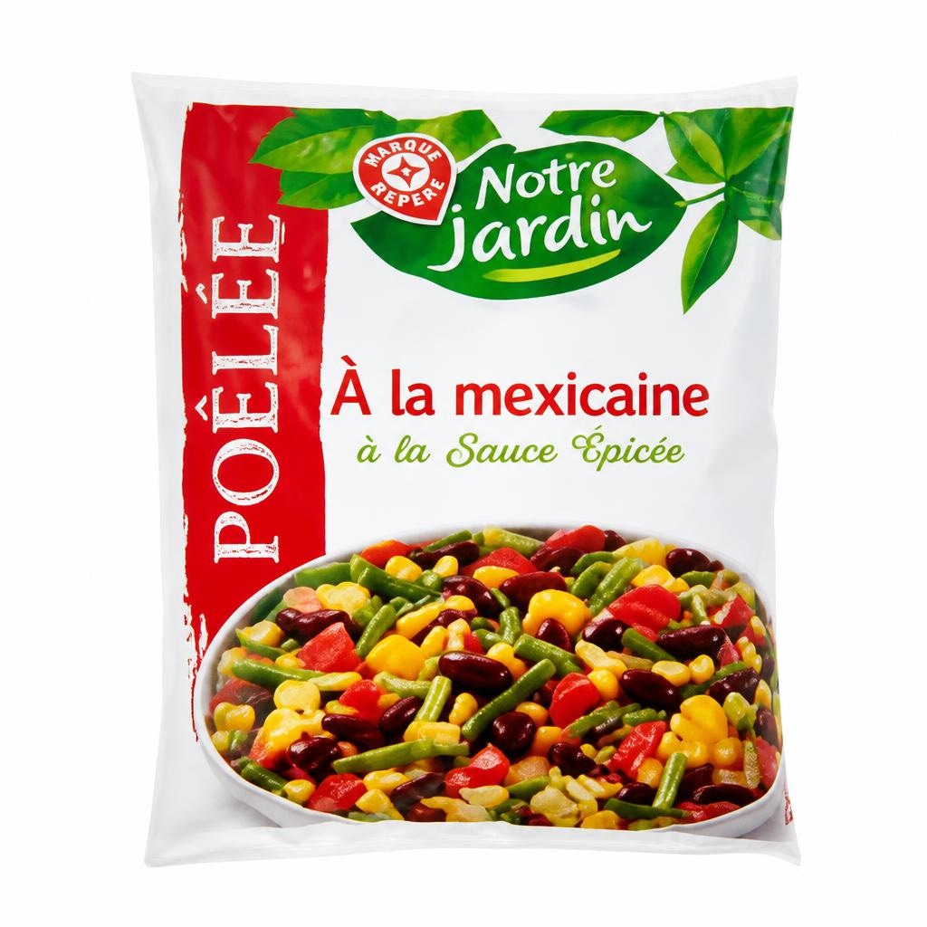 Mehiška zelenjavna mešanica Notre Jardin 1 kg - Akcija v trgovini E.Leclerc