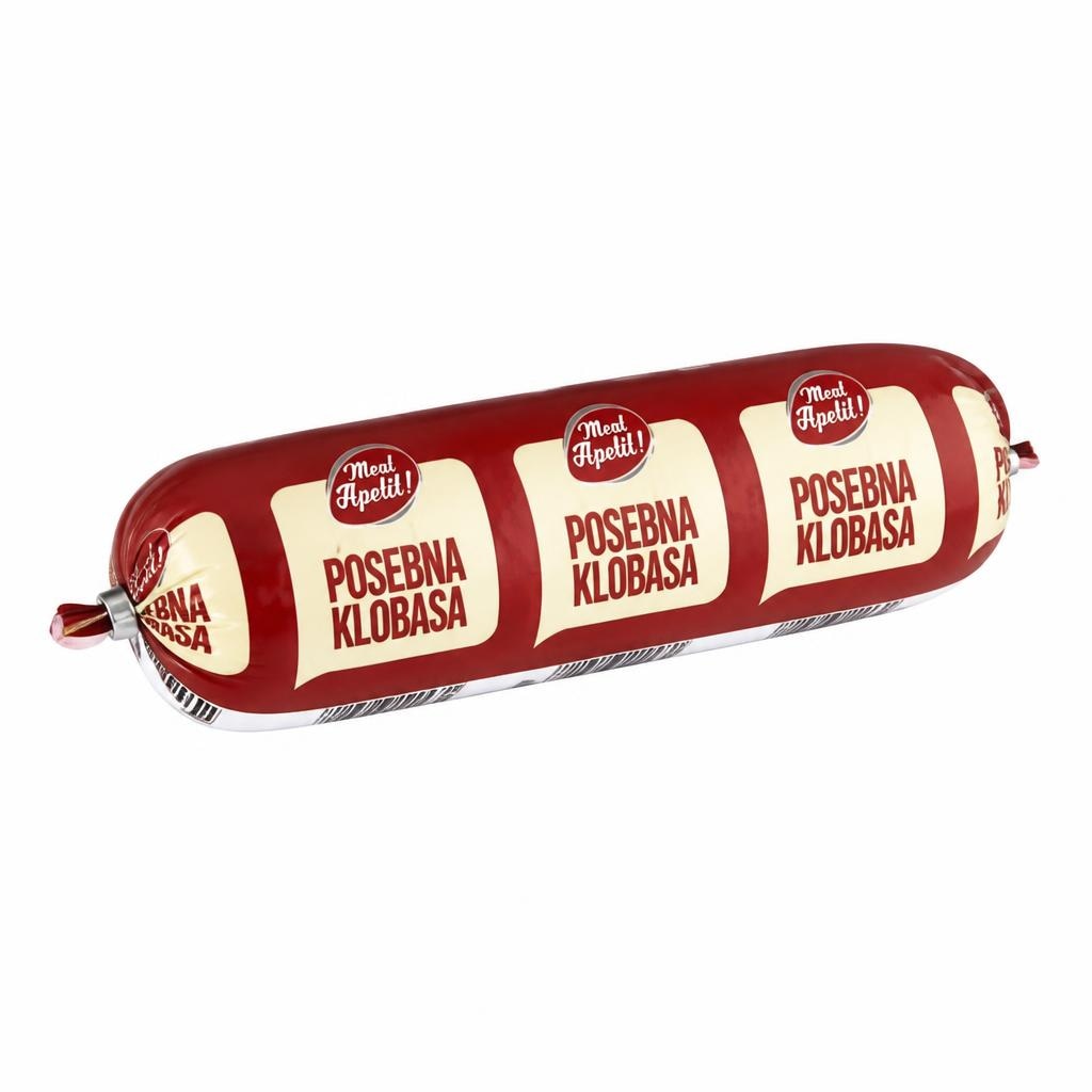Posebna klobasa 400 g Meal Apetit! - Akcija v trgovini Eurospin