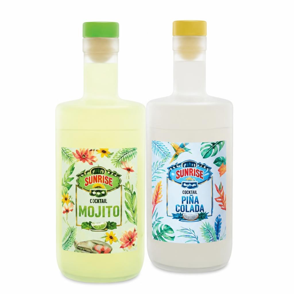 Sunrise koktejl Mojito/Piña Colada 0,7 l Akcija v trgovini Lidl