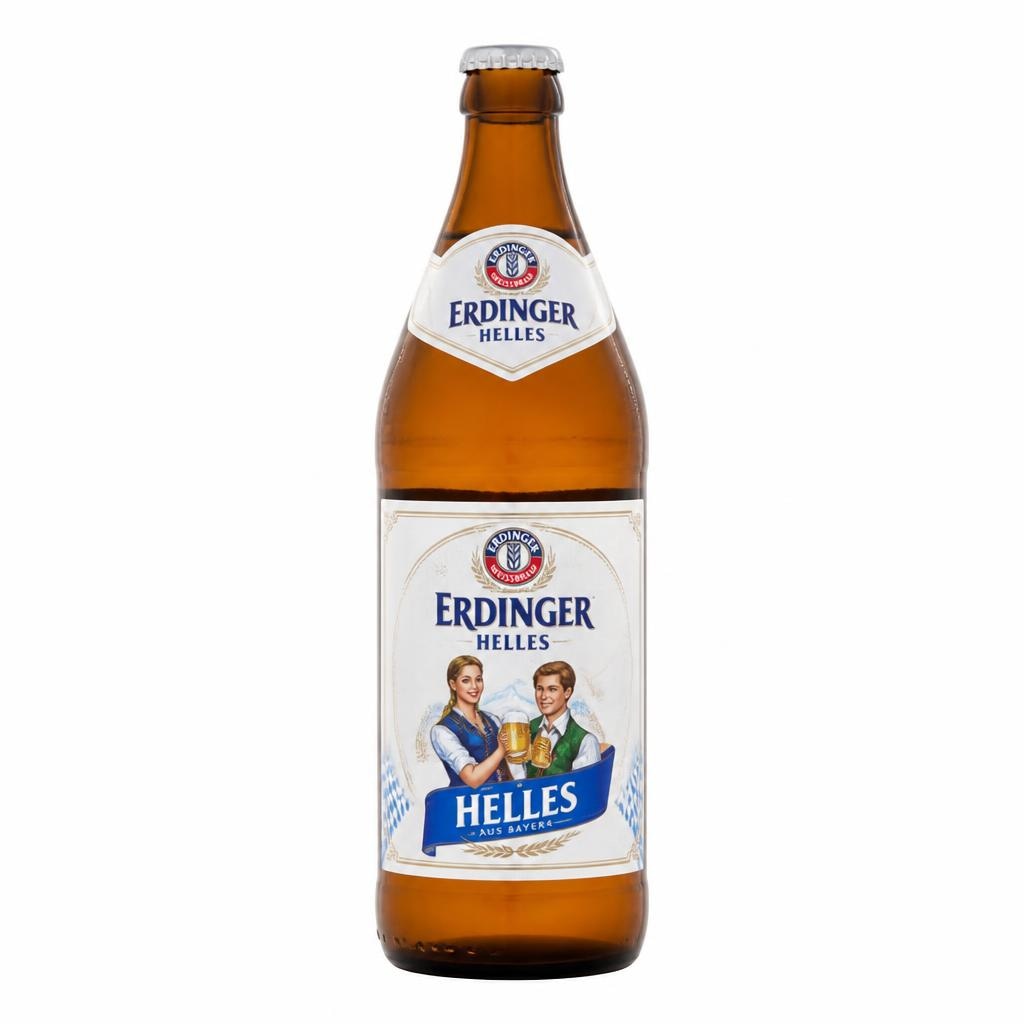 Erdinger Helles svetlo lager pivo 0,5 l Akcija v trgovini E.Leclerc