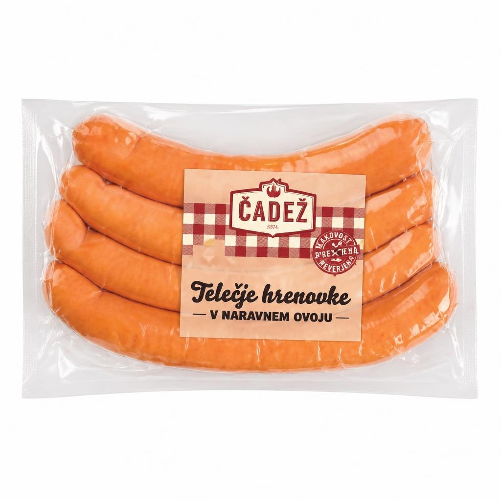 Hrenovke v naravnem ovoju 1 kg Mesarstvo Blatnik - Akcija v trgovini Spar