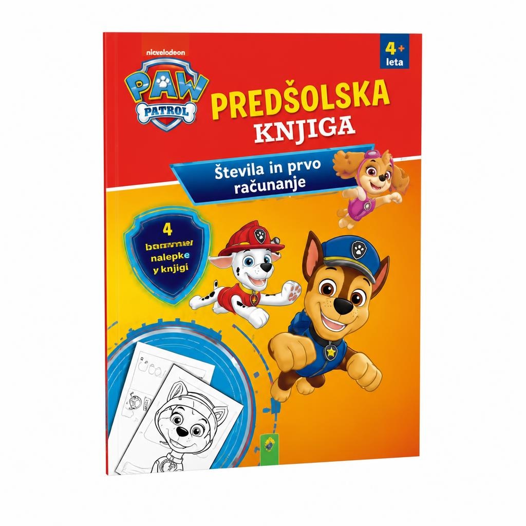 Predšolska knjiga Paw Patrol - Akcija v trgovini Lidl