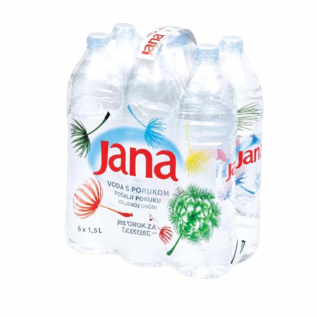 Naravna mineralna voda Jana 6 x 1,5 l Akcija v trgovini E.Leclerc