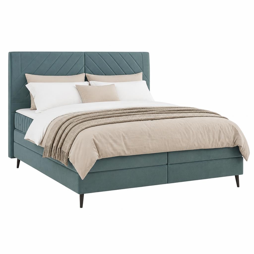 Makari boxspring postelja 160 x 200 cm - Akcija v trgovini Prima