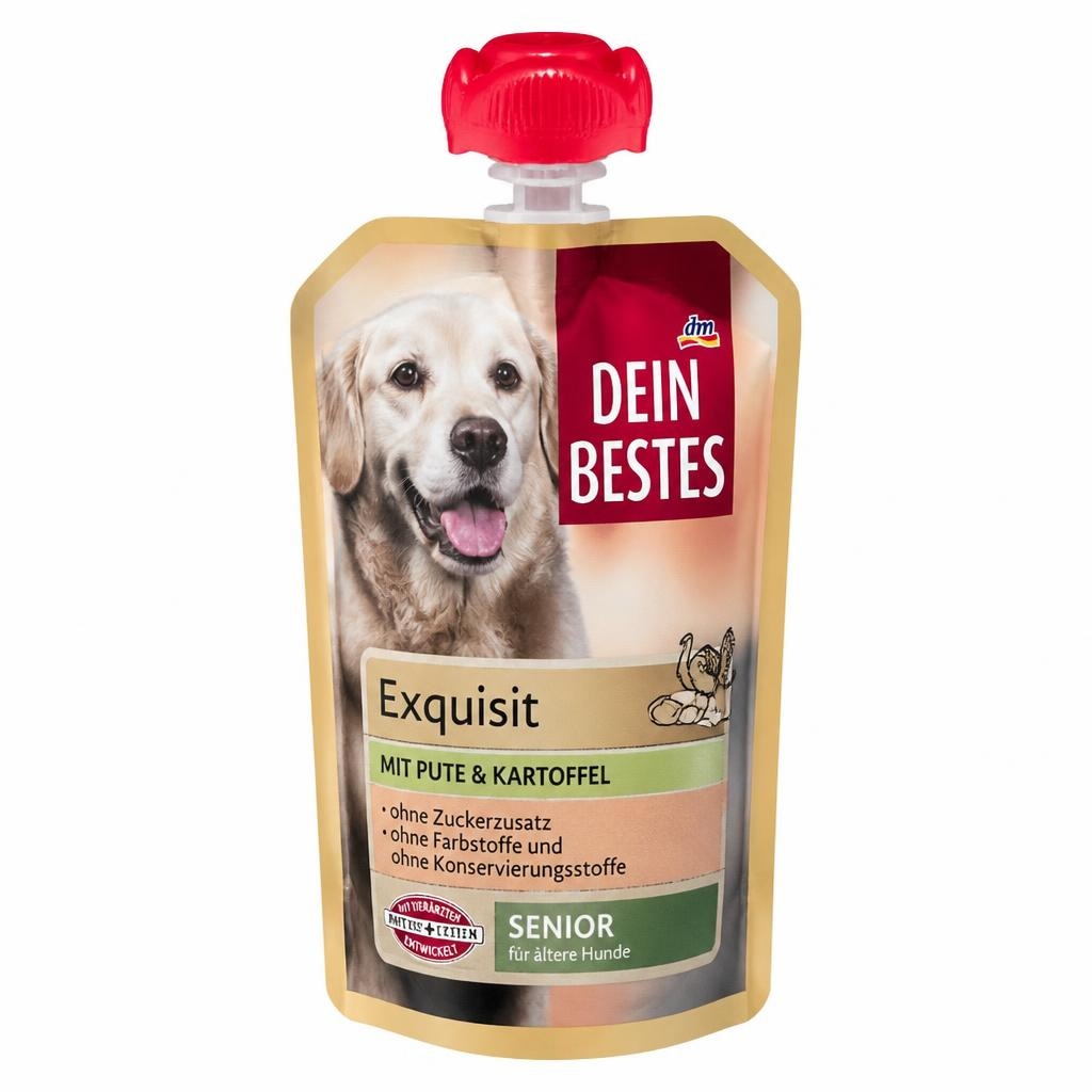 Dein Bestes Exquisit dopolnilna hrana za odrasle pse 80 g Akcija v trgovini Dm