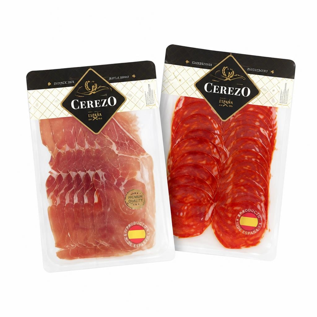 Pršut Serrano ali Salama Chorizo 80 g ali 100 g Cerezo - Akcija v trgovini Spar