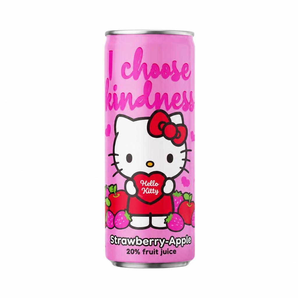 HELLO KITTY jagoda, jabolko 330 ml - Akcija v trgovini Regal Shop