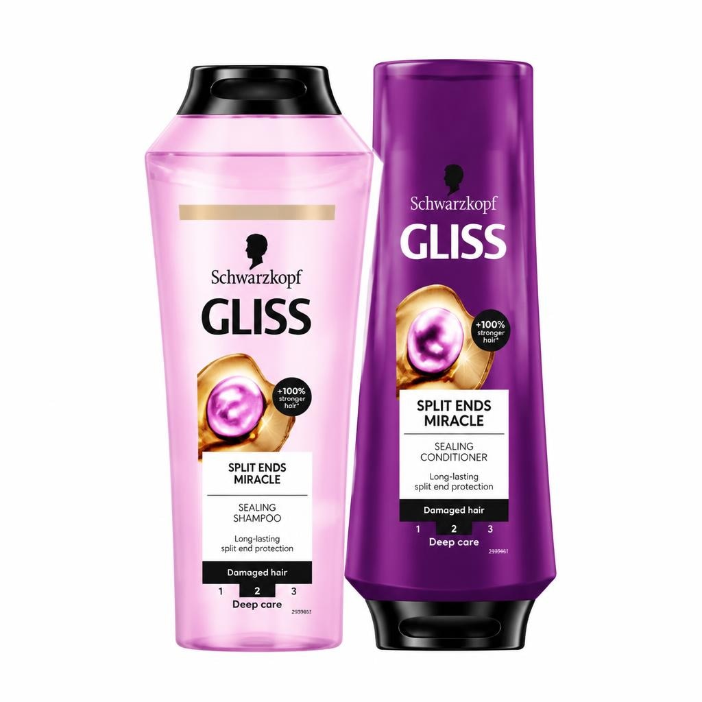Gliss Šampon in regenerator - Akcija v trgovini Tuš