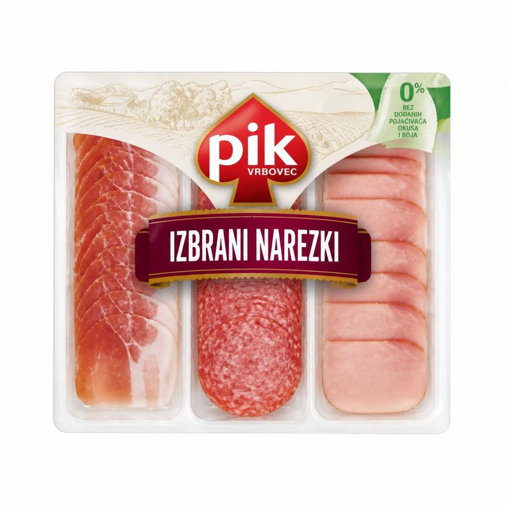 Izbrani narezki Pik 100 g Pik Vrbovec Akcija v trgovini Mercator