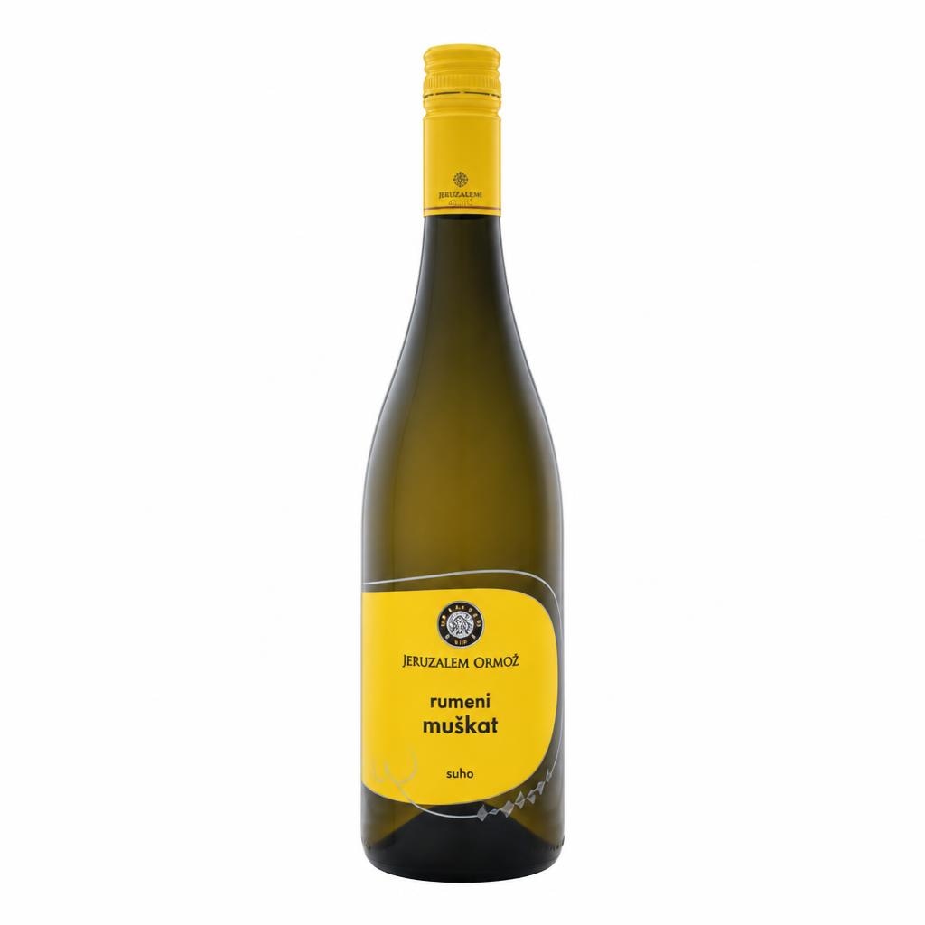 Kakvoostno vino ZGP Rumeni Muškat "Jeruzalem Ormož" 0,75 l Akcija v trgovini E.Leclerc