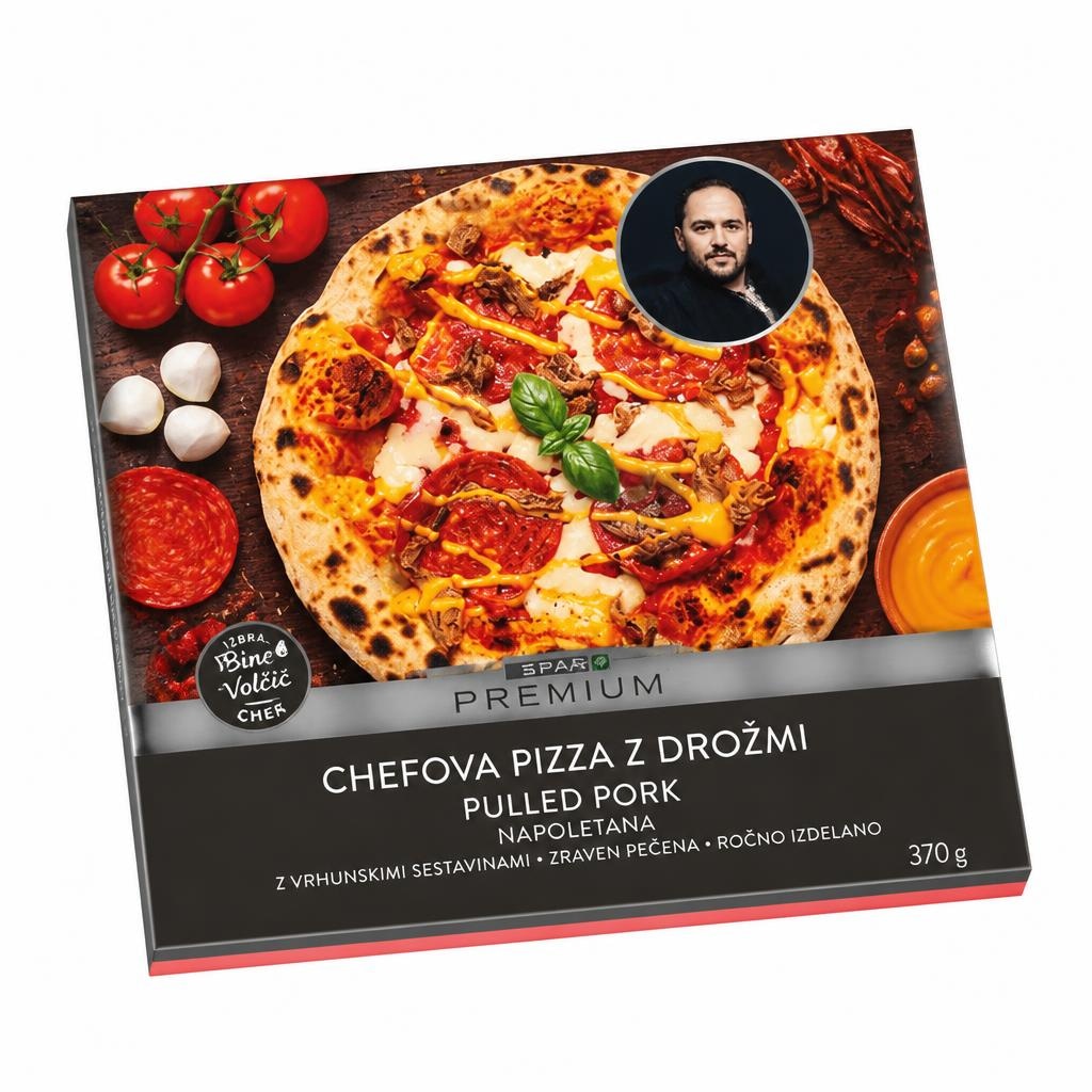 SPAR PREMIUM Chefova pizza z drožmi 370 g - Akcija v trgovini Spar