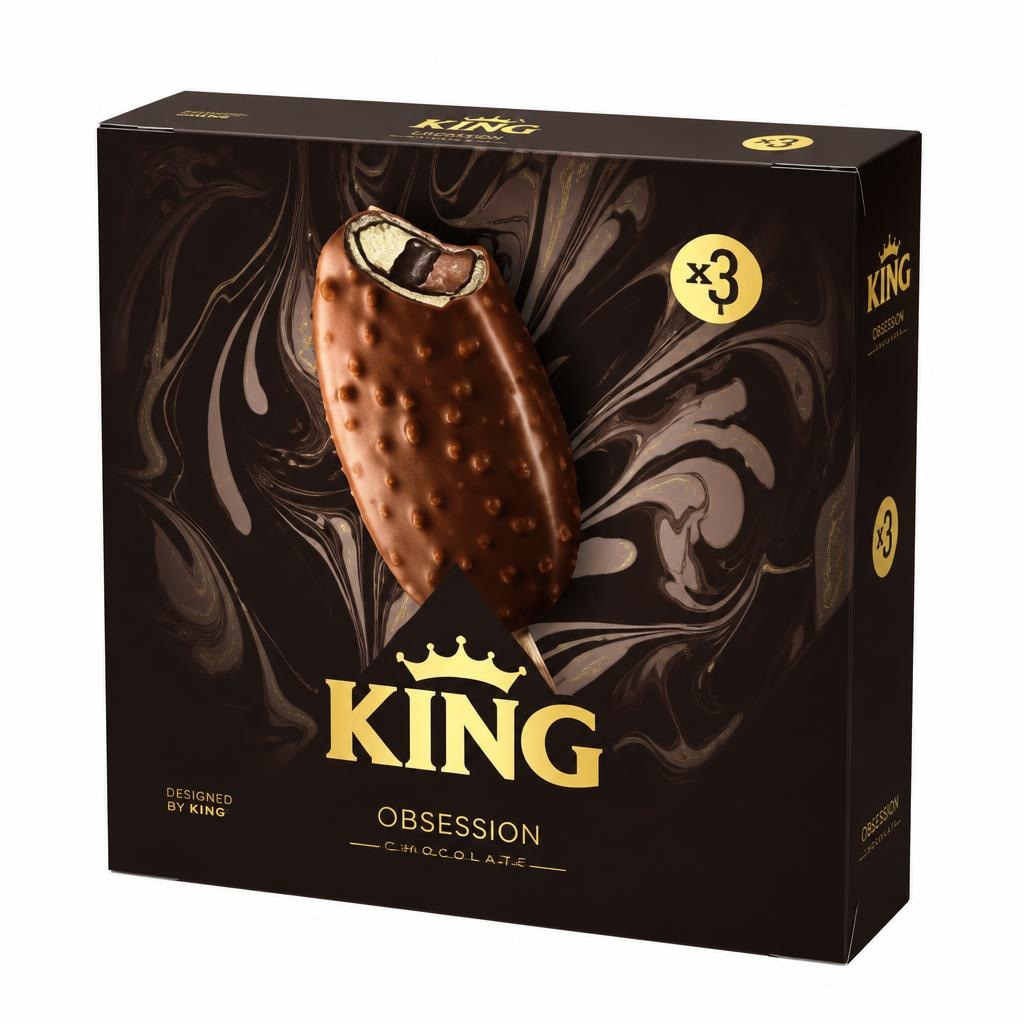 Sladoled King 3 x 100 ml - Akcija v trgovini Mercator