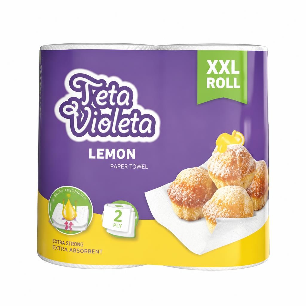 Papirnate brisače Violeta XXL 2/1 - Akcija v trgovini E.Leclerc