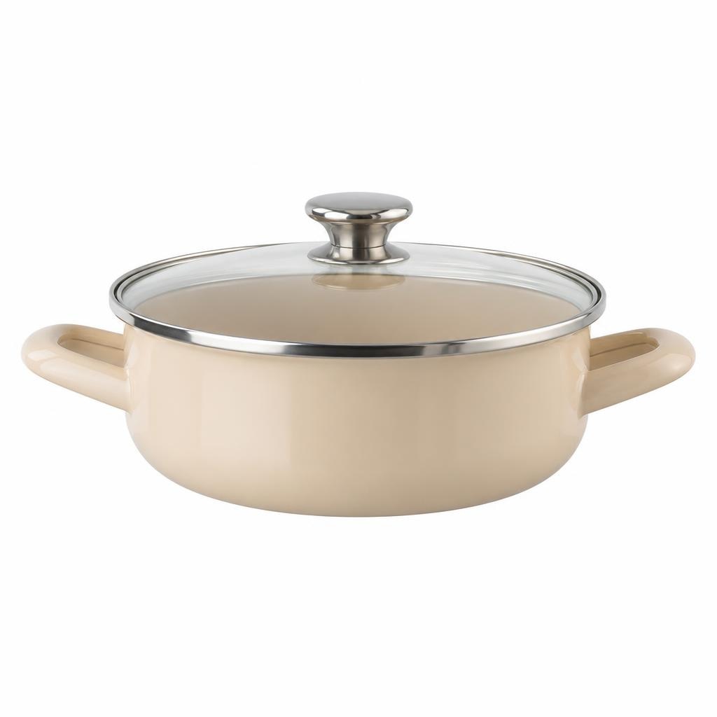Metalac lonec nizek s pokrovom 22 cm/3,8 l Akcija v trgovini Mercator