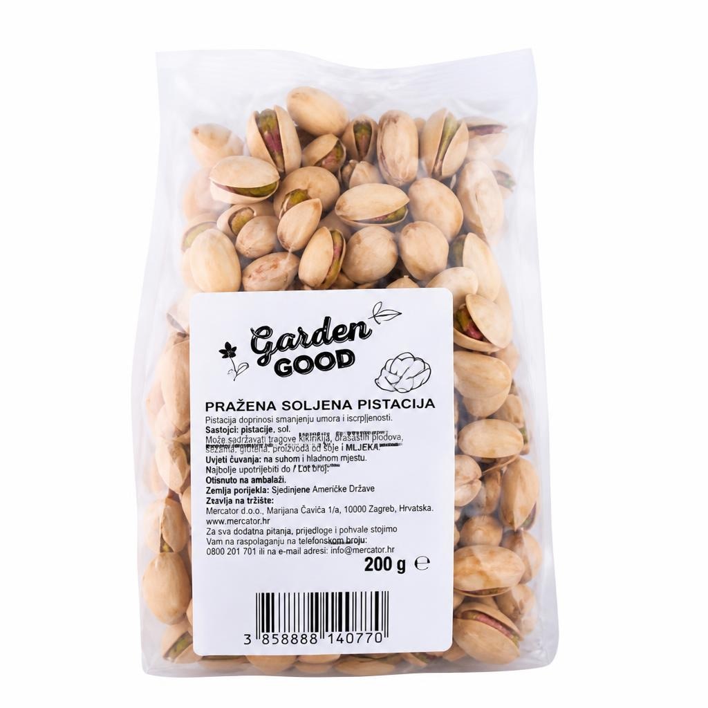 Pražena soljena pistacija Garden Good 300 g Akcija v trgovini Mercator
