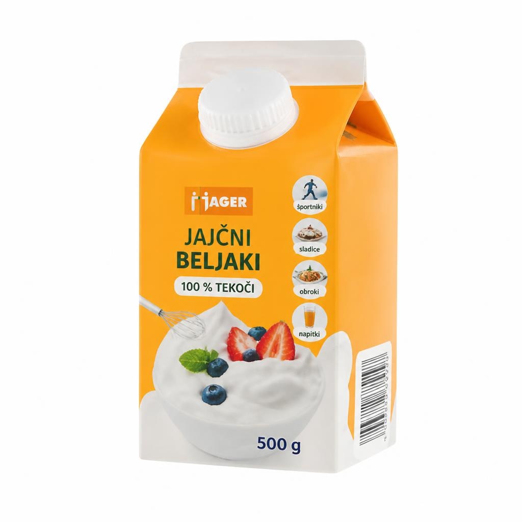 Jajčni beljaki 500 g Akcija v trgovini Jager
