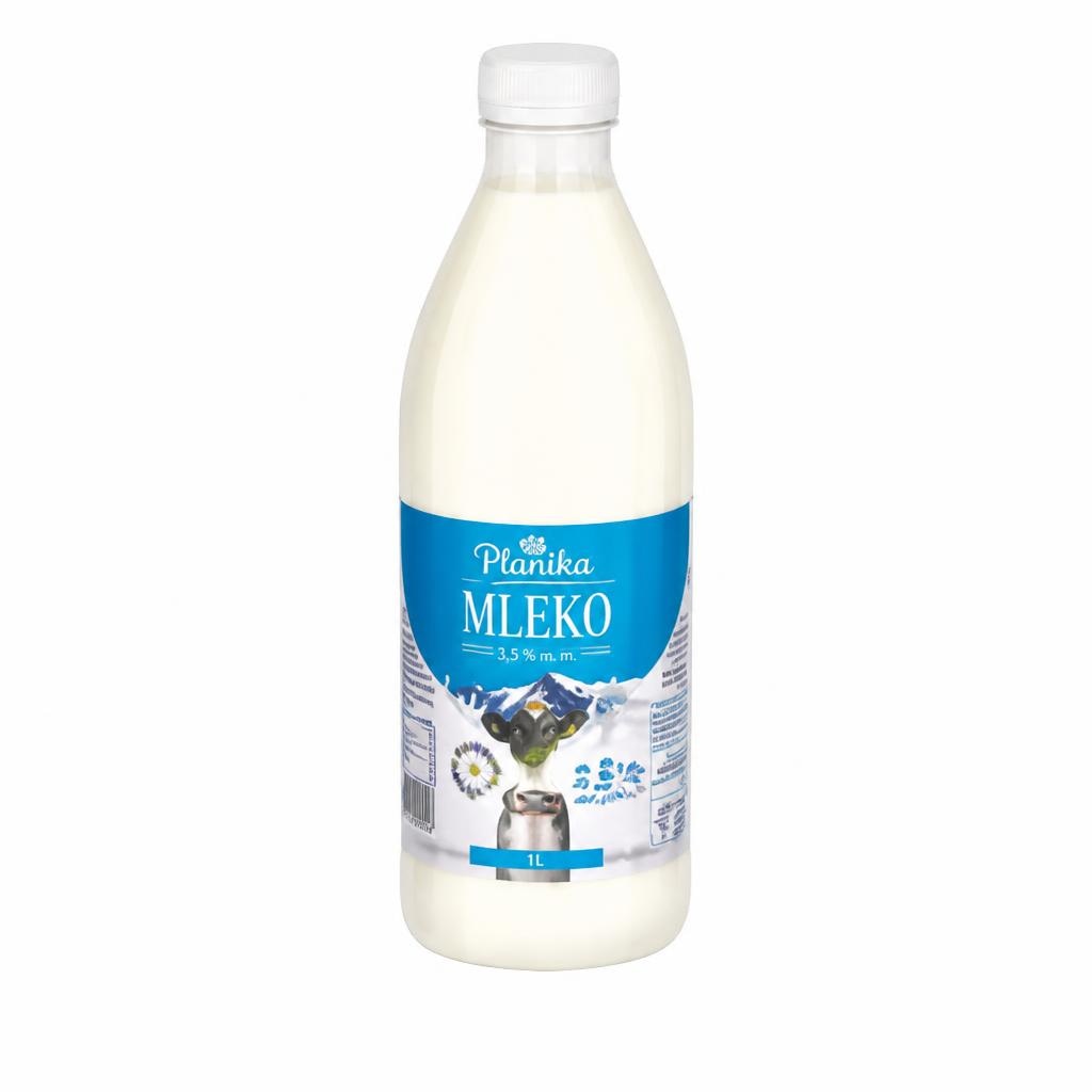 Sveže mleko 1 l Planika Akcija v trgovini Spar