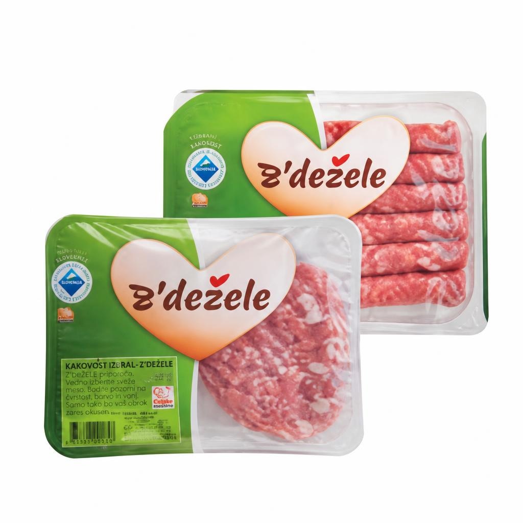 Leskovački čevapčiči ali pleskavice Z'dežele 480 g - Akcija v trgovini Tuš