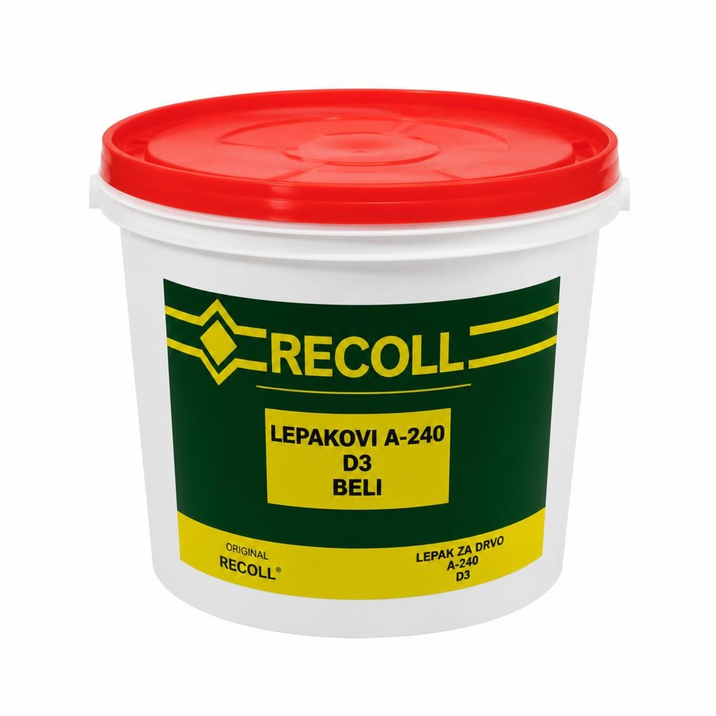Lepilo za les A240 - D3 5 kg RECOLL - Akcija v trgovini Jager